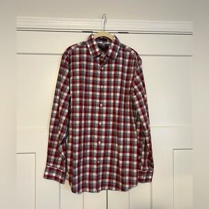 Men's Red Plaid Shirt